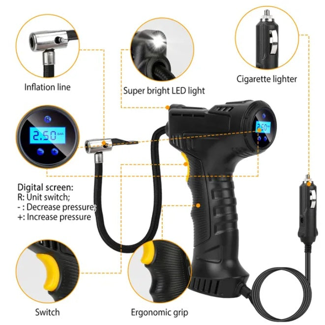 Portable Car Tire Inflator